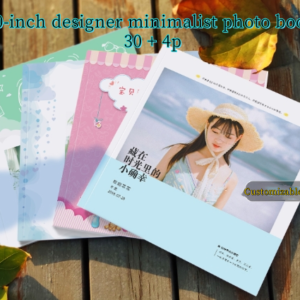 10-inch designer minimalist photo book 30+4p